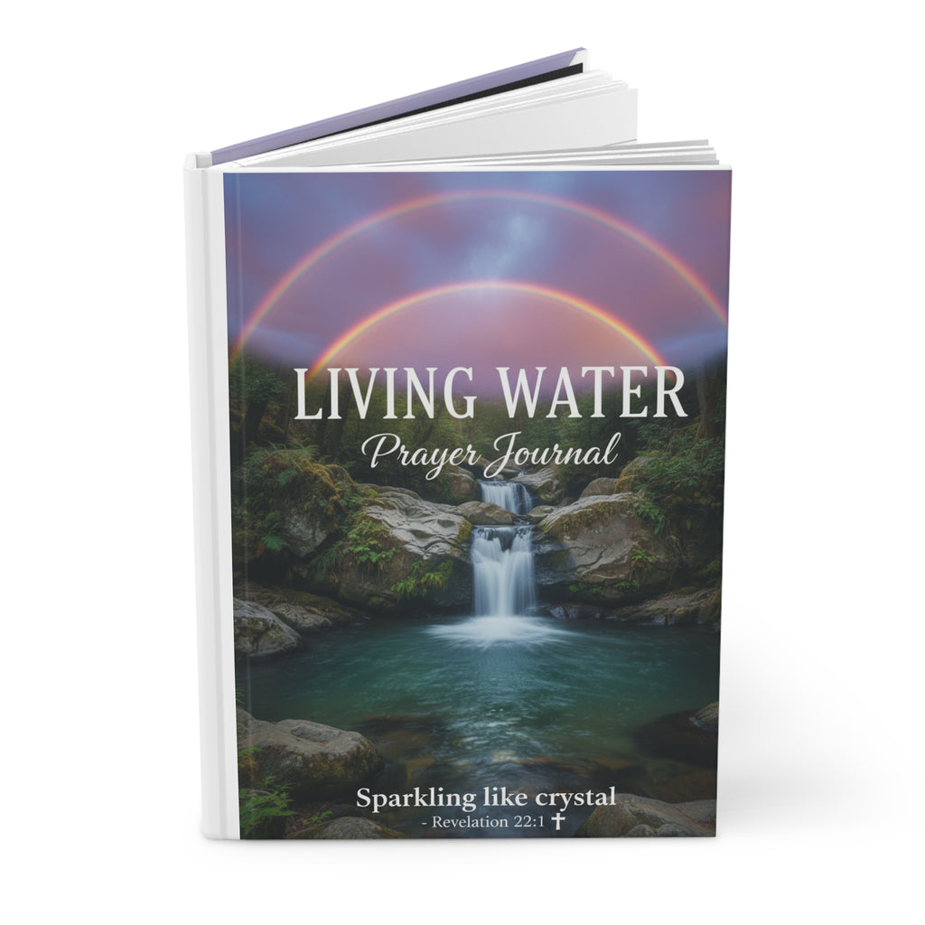 Living Water Prayer Journal — Faith & Waterfalls Hardcover Journal